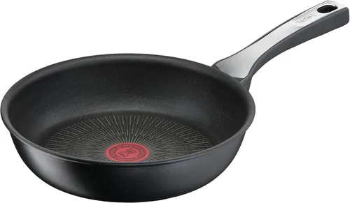 Tefal Unlimited On, utensilios de cocina premium, sartén de 9.4 in, antiadherente de mayor duración del Reino Unido, indicador de calor, compatible