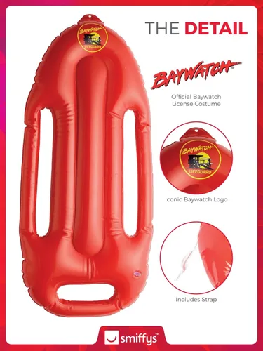 Miniatura 5 de Flotador salvavidas inflable Baywatch, talla única , Rojo