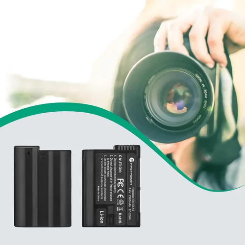 Miniatura 5 de FirstPower EN-EL15/EN-EL15a/EN-EL15b Batería compatible con Nikon Z5 Z6 Z6II Z7II D750 D850 D500 D7000 D7500 D7100 D7200 D600 D610 D800 D800 D800 10