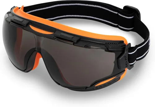 Miniatura 16 de DEX FIT Gafas de seguridad protectoras SG220; protección ocular Z87, antiniebla y antiarañazos, para trabajo, ajustables, unisex