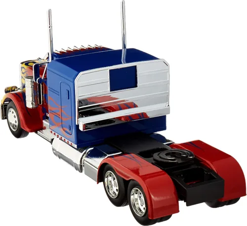 Miniatura 2 de Camión Jada Optimus Prime con Robot en el Chasis de la Película Transformers Serie Hollywood Rides Modelo de Diecast 30446