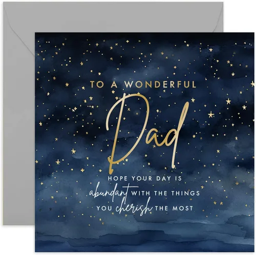 Miniatura 9 de Tarjeta de cumpleaños para nieto - Diseño de estrellas maravillosas - Tarjeta de cumpleaños masculina para hombres - Adulto, adolescente, niño