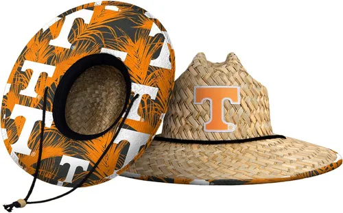 Miniatura 100 de FOCO - Sombrero de paja con logotipo de equipo universitario de NCAA y estampado floral para hombre TEAM LOGO