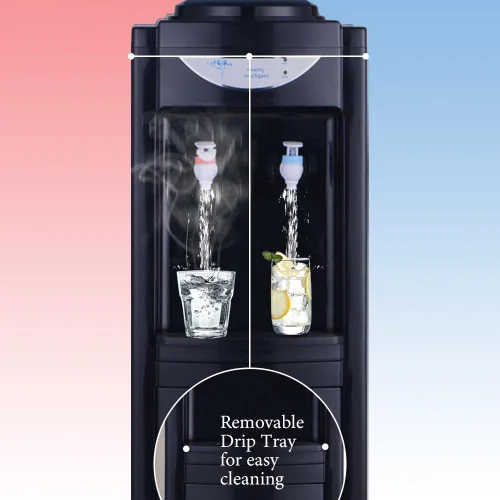 Miniatura 5 de Dispensador de agua, dispensador de enfriador de agua de carga superior, enfriador de agua de 5 galones independiente con bloqueo de seguridad