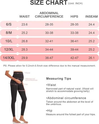 Miniatura 6 de Enerful Leggings de maternidad para mujer sobre el vientre, sin costuras, suaves, para embarazo, entrenamiento, yoga activo, pantalones
