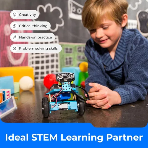 Miniatura 6 de Set de robot educativo transformable mBot Ranger STEM de Makeblock, de bricolaje, kit de robot 3 en 1, Arduino, aprendizaje de código Scratch 2.0