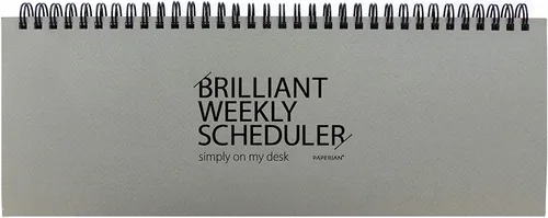 Miniatura 11 de PAPERIAN Brilliant 2021 - Agenda semanal sin fecha con alambre azul (12 x 4.4 pulgadas)