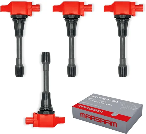 Miniatura 13 de Marsram Paquete de bobinas de encendido UF247 y bujía de iridio doble 4503 compatible con Toyota 2000-2008 Corolla 2000-2005 MR2 Spyder Celica