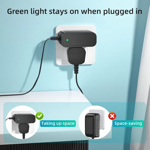 Miniatura 5 de Cargador para teléfono Yealink Adaptador de fuente de alimentación AC DC compatible con teléfonos IP Yealink SIP-T29G, T46S T48S, T58A, T58-CAM