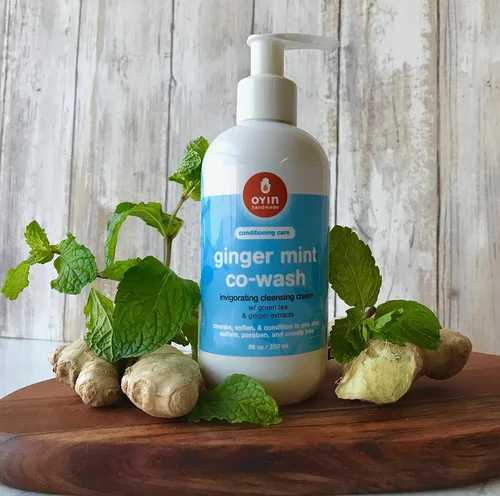 Miniatura 2 de Oyin Handmade Ginger Mint Co-Wash con crema limpiadora vigorizante con extractos de té verde y jengibre 8 onzas