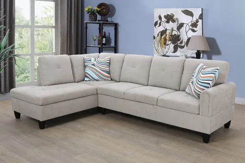 Miniatura 7 de Star Home Living Sofá seccional Sherbe 97'' 2 piezas en forma de L