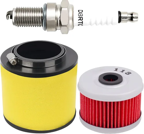 17254-HC5-900 Filtro de aire Filtro de aceite Bujía para Honda Fourtrax 300 TRX300 TRX300FW 1992-2000 Foreman 400 450 TRX400FW TRX450S TRX450ES