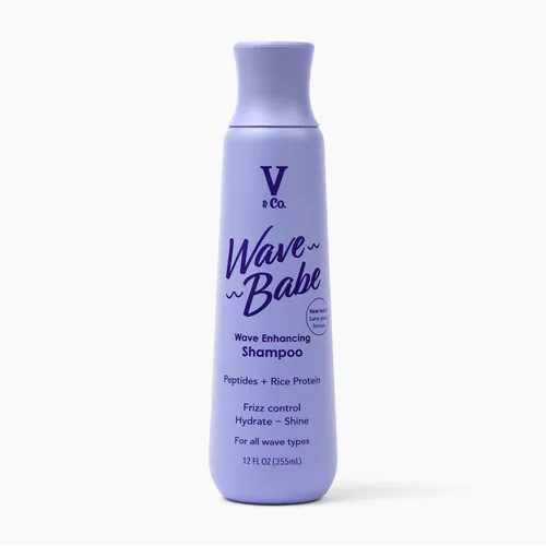 Miniatura 11 de V&Co. Beauty Wave Babe Acondicionador para cabello ondulado – Cuidado capilar hidratante sin sulfatos ni parabenos con proteína de arroz y péptidos