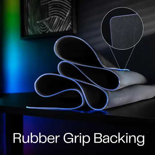 Miniatura 5 de VIVO DESK-PAD60-24 - Alfombrilla de escritorio grande de 60 x 24 pulgadas con iluminación RGB para ambiente de oficina y juegos inmersivos