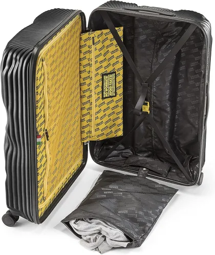 Miniatura 5 de CRASH BAGGAGE Maleta con carrito de rayas, Negro