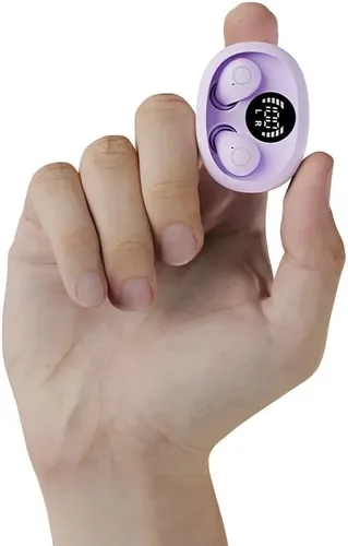 Miniatura 8 de Pequeños auriculares invisibles para dormir, inalámbricos más pequeños, Bluetooth, de perfil bajo, microdiminutos y discretos, con micrófono