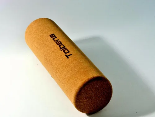 Miniatura 9 de Rodillo de espuma para terapia física/rodillo de corcho ecológico natural, rodillo de masaje de tejido profundo de alta densidad, rodillo