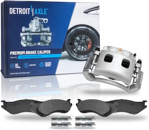 Miniatura 24 de Detroit Axle - Kit de frenos TRASEROS para Dodge Ram 1500 1994-1999 Tambores de freno Zapatas de frenos semimetálicas 1995 1996 1997 1998 Repuesto