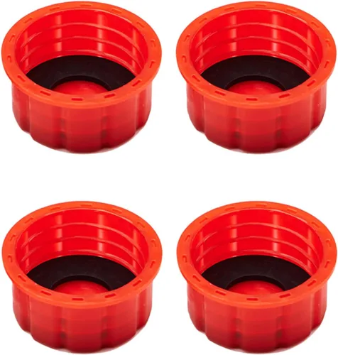 Mapleza 4 tapas para latas de gasolina de 1/2/5 galones, tapa de repuesto perfecta para latas de gasolina apta para latas de gas Midwest, Briggs y