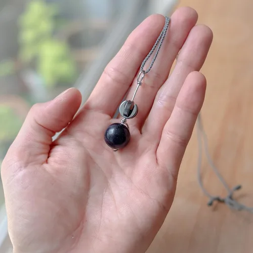 Miniatura 7 de Collar estimulante para el apoyo en la extracción de cabello y piel Collar táctil personalizado, joyería para hacer nudos y girar