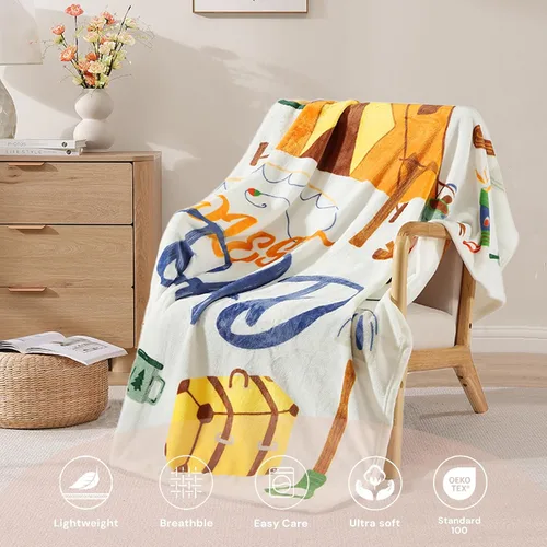 Miniatura 2 de Manta Geniospin para papá, regalo de cumpleaños de hija o hijo, manta querida para papá para Navidad, manta de franela súper suave para sofá, cama