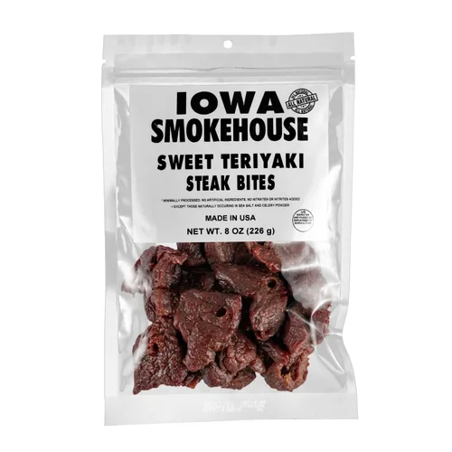 Miniatura 5 de IOWA SMOKEHOUSE Bocaditos de bistec, 4 onzas (pimienta negra agrietada pequeña)