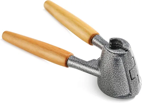 Miniatura 2 de New Star Foodservice 28234 Pecan y cascanueces resistentes con asas de madera Negro