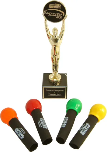 Miniatura 3 de Protoco PJ-125-G Protecto Jack Handle Gato de piso con mango de 1.25 pulgadas de diámetro Perilla verde