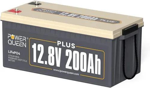 Miniatura 18 de Power Queen Batería LiFePO4 de 12 V 100 Ah, batería de litio del grupo 24, batería de más de 15000 ciclos profundos para caravana con protección BMS
