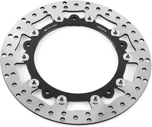 FSFY - Rotores de freno de motocicleta, rotores de disco de freno delantero, acero inoxidable, color negro, apto para BMW R 850 C 1998-2001 / R 850