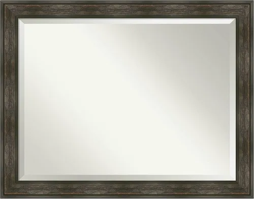 Miniatura 61 de Amanti Art - Espejo con marco para el tocador o para montar en la pared del baño, medidas en pulgadas Grano de café marrón