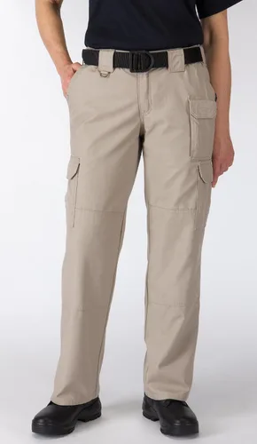 Miniatura 2 de 5.11 Tactical - Pantalones militares de trabajo para mujer, lona de algodón, cintura autoajustable, estilo 64358