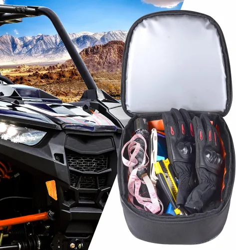 Miniatura 6 de Goldfire Accesorios UTV, RZR RS1 - Bolsa de almacenamiento debajo del capó, bolsa de herramientas impermeable compatible con Polaris RZR RS1 2018+