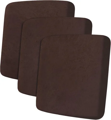 Miniatura 110 de ANARACHON Fundas de cojín de sofá con aspecto de cuero, juego de fundas de asiento de sofá, protector de muebles para sillón seccional, sofá biplaza