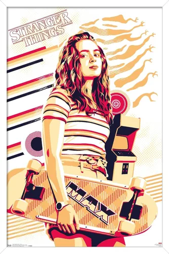 Miniatura 8 de Trends International Netflix Stranger Things: Season 3 - Póster de pared máximo, 14.725 x 22.375 pulgadas, versión enmarcada de madera de granero