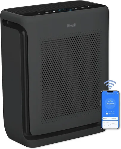 LEVOIT Purificadores de aire para el hogar, habitación grande de hasta 1875 pies cuadrados, con prefiltro lavable, verificación AHAM, monitor de