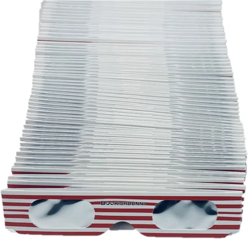 Miniatura 12 de Bookishbunny 50 pares solares de los espectadores del eclipse de las gafas de papel de la visión del sol ISO certificó diversos patrones