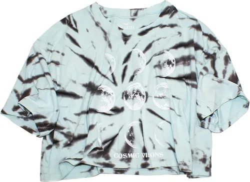 Hollister HOW-101 - Camiseta corta ligera de gran tamaño para mujer