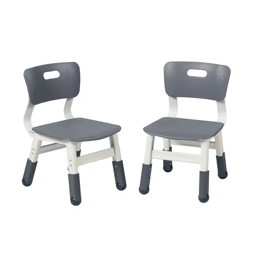 Miniatura 10 de ECR4Kids Silla ajustable para aula, asientos flexibles, verde hierba, paquete de 2 Verde (Grassy Green)