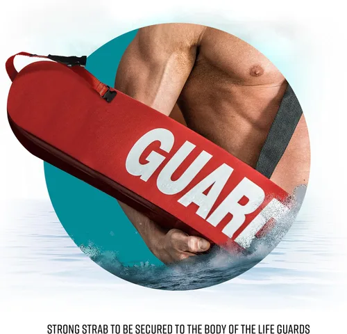 Miniatura 5 de ASA TECHMED Tubo de rescate salvavidas para uso doméstico y comercial, ideal para salvavidas y piscina personal, incluye silbato a juego