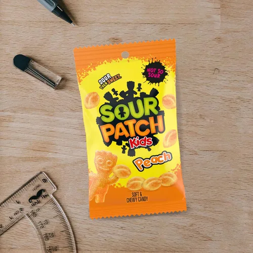 Miniatura 10 de SOUR PATCH KIDS Peach Soft & Chewy Gummy Candy, caramelos a granel, bolsas de 12-8.07 onzas