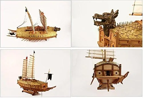 Miniatura 3 de [Kit de modelo de madera] Barco Tortuga Escala 1/65 Buque de guerra coreano Keo-Book-Sun