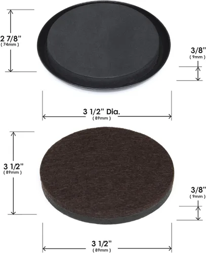 Miniatura 7 de Slipstick GorillaSliders - Deslizadores de muebles de alta calidad para todas las superficies del suelo (kit de mudanza de 16 piezas) reutilizables