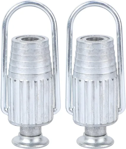 Miniatura 10 de Cabilock Tensor de cuerda de metal con resorte y rodamiento de bolas para polea de tensión ajustable y líneas fijas, herramienta de lavandería
