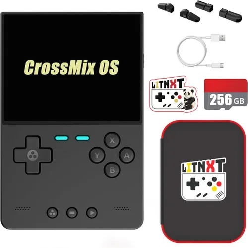 Miniatura 12 de TRIMUI - Consola de juegos portátil de ladrillo con LITNXT CrossMixOS, consola de juegos retro IPS de 3.2 pulgadas, reproductor de videojuegos retro