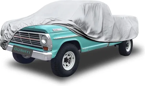Miniatura 9 de GUNHYI - Funda impermeable para automóviles para todo tipo de clima, funda de 6 capas de alta resistencia para exteriores, protección contra