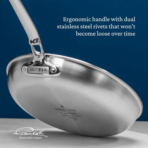 Miniatura 9 de Thomas Keller Insignia by Hestan - Juego de utensilios de cocina de acero inoxidable de 7 piezas, compatible con placa de inducción