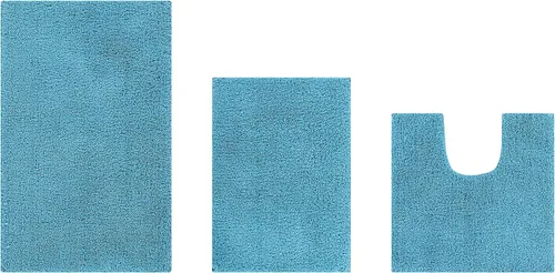 Miniatura 27 de Better Trends Micro Collection - Tapetes de baño, alfombra suave, alfombra de felpa absorbente, alfombra de baño 100% poliéster para suelo de baño