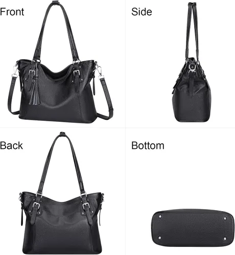 Miniatura 4 de Over Earth Bolsos de hombro para mujer, bolso cruzado de cuero suave