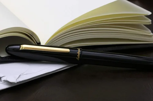 Miniatura 4 de Esterbrook Pluma Estilográfica Ebony Black With Gold Trim - Punta mediana